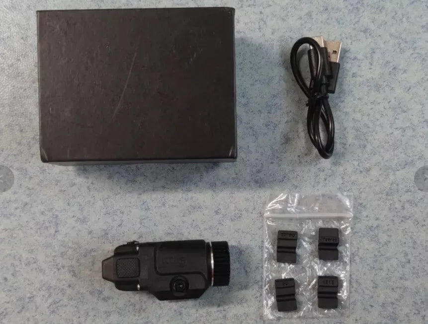 ๐ฆ๐บ EZShoot 500 Lumen Tactical / Rifle Pistol Flashlight - Super bright, USB chargable EBAY