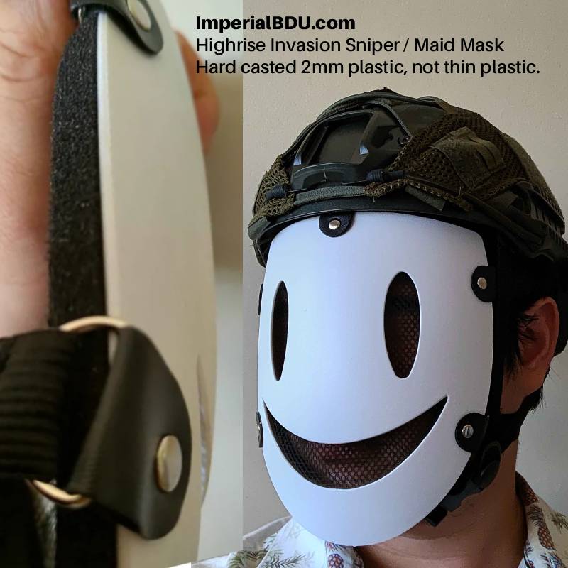 Highrise Invasion Maid Mask / Sniper Mask, 2mm Hard Cast AUSTRALIA