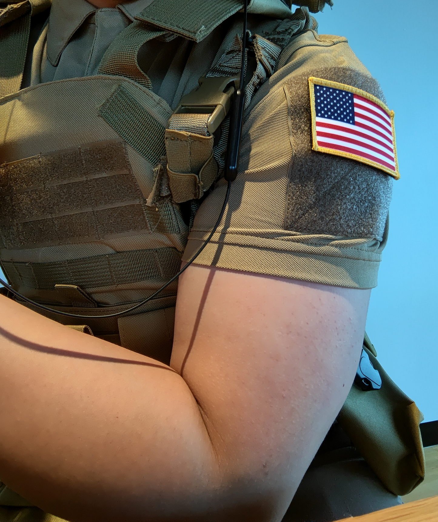 Ranger Short Sleeve Low Profile Tactical Shirt + Shoulder Patch Space