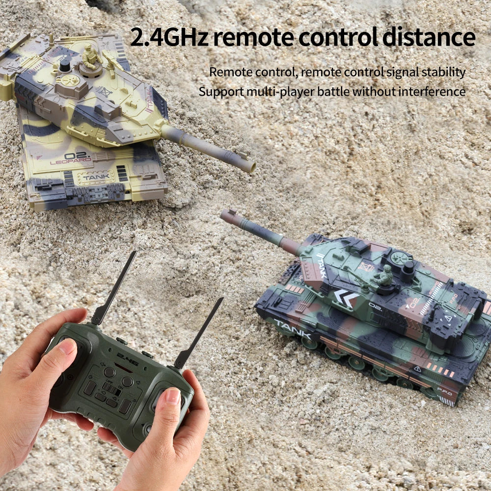 2.4G Remote Control RC Battle Tank , Leopard 2 type with working cannon - Australia