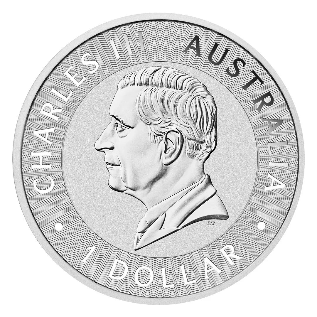 1oz .9999 Pure Silver Kangaroo (2024) 99.9% pure silver