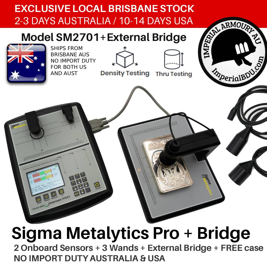 The Sigma Metalytics Precious Metal Verifier PMV PRO SM2701 + Refiners Wand OPTION