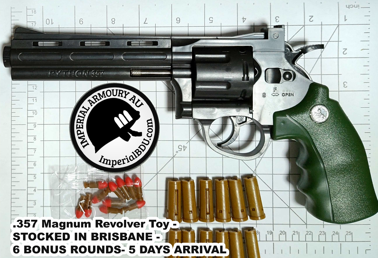 .357 Revolver Pistol Australia- Functional Mechanical Model