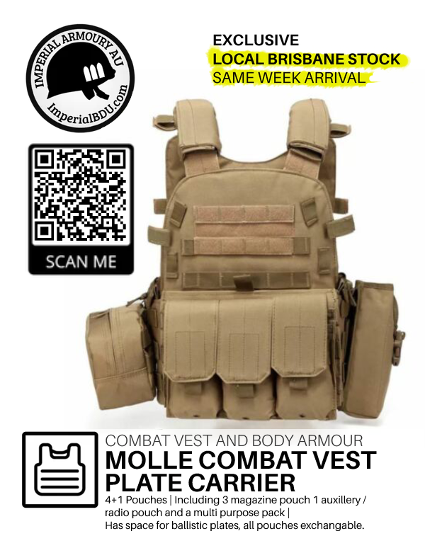 ImperialBDU MMAC Modular Tactical Vest Plate Carrier - 5 Pouches 4 colors with molle system - Best Price Guaranteed!