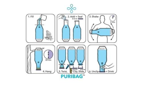 Puribag 120L (10Lx12) Portable Water Purifier- FREE SHIPPING