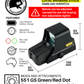 Holographic Red / Green Dot Sight 551-GS Tactical Airsoft Reflex Sight (Zeroable) FREE SHIPPING