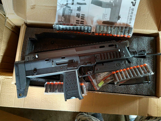 Hanke HK MP7 AEG Blaster Australia - Foam Dart 3 mag set