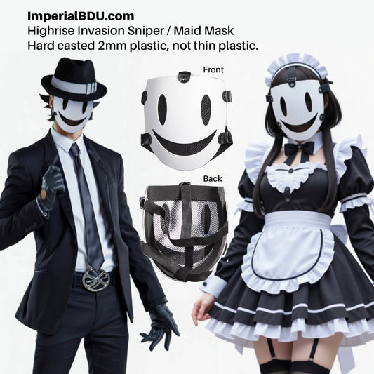Highrise Invasion Maid Mask / Sniper Mask, 2mm Hard Cast AUSTRALIA
