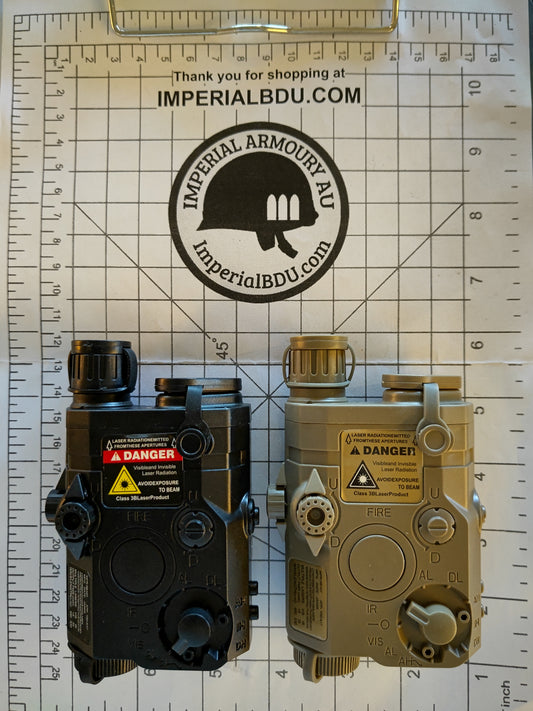 Replica Cosplay AN/PEQ-15 tactical device, red laser tan/black Australia