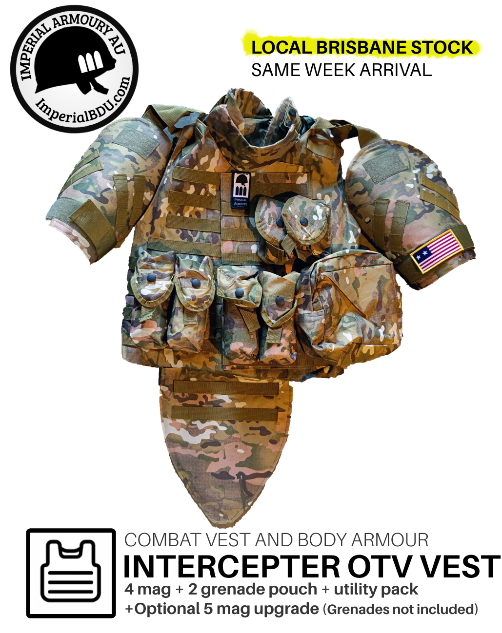 Interceptor OTV / IOTV Improved Outer Tactical Vest, Juggernaut armor