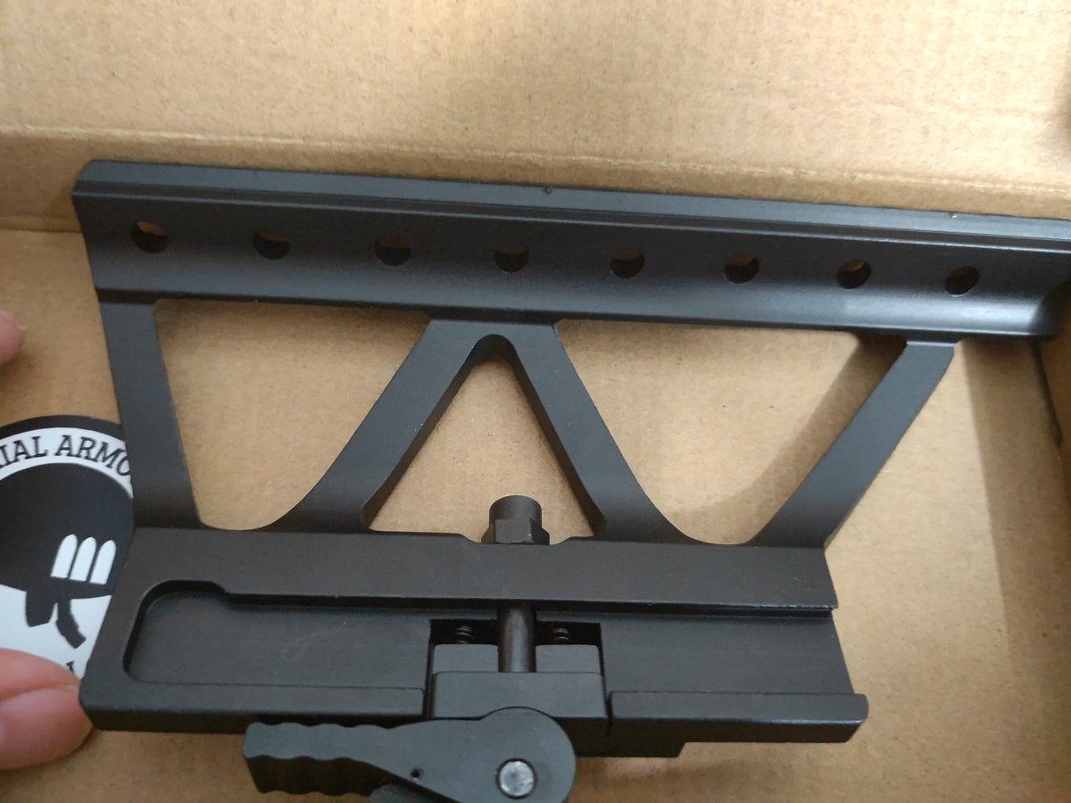 AK Dovetail To Picatinny Rail Mount Adapter, Whiskey Frame, Metal