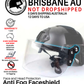 actical airsoft full-face shield with anti-fog visor, with FAST and MICH helmets, providing comprehensive BB gun protection
