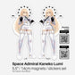 Space Admiral Kaneko Lumi 5.5" / 14cm magnets / stickers set Fan merch | Not Official