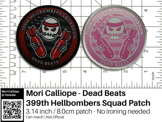 Mori Calliope - Dead Beats 399th Hellbombers Squad Patch