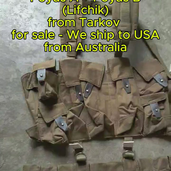 Poyas-a Poyas-B gear rig Escape from Tarkov Lifchik chest rig