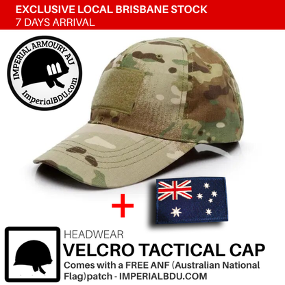 Tactical Hunting Cap (6 styles)with Australian Flag Patches - BRISBANE