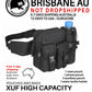 XUF High Capacity Hiking Waist Bag Fanny Pack + Water Bottle Holder - Australia