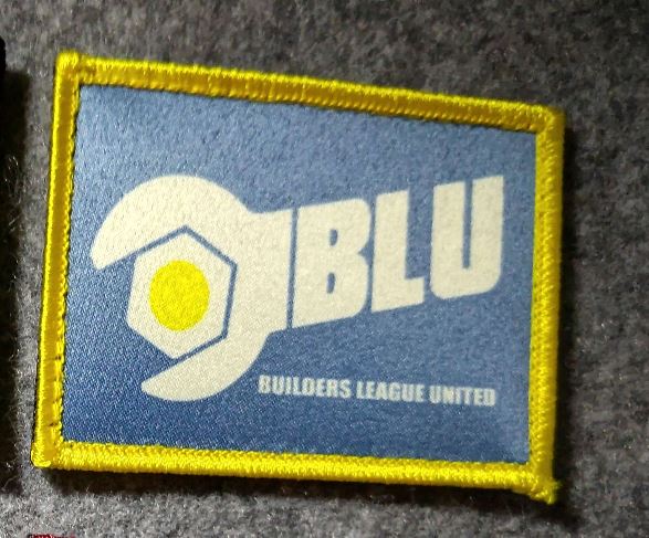 Team Fortress 2: BLU Builders League United Shoulder Patch – Imperial ...