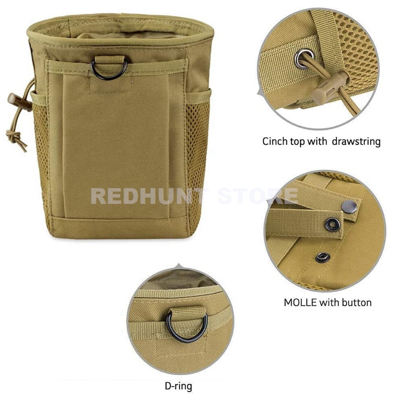 Tactical Drawstring Bag Drawstring Tactical Multipurpose Waist Bag/Pouch – Imperial Armoury ...